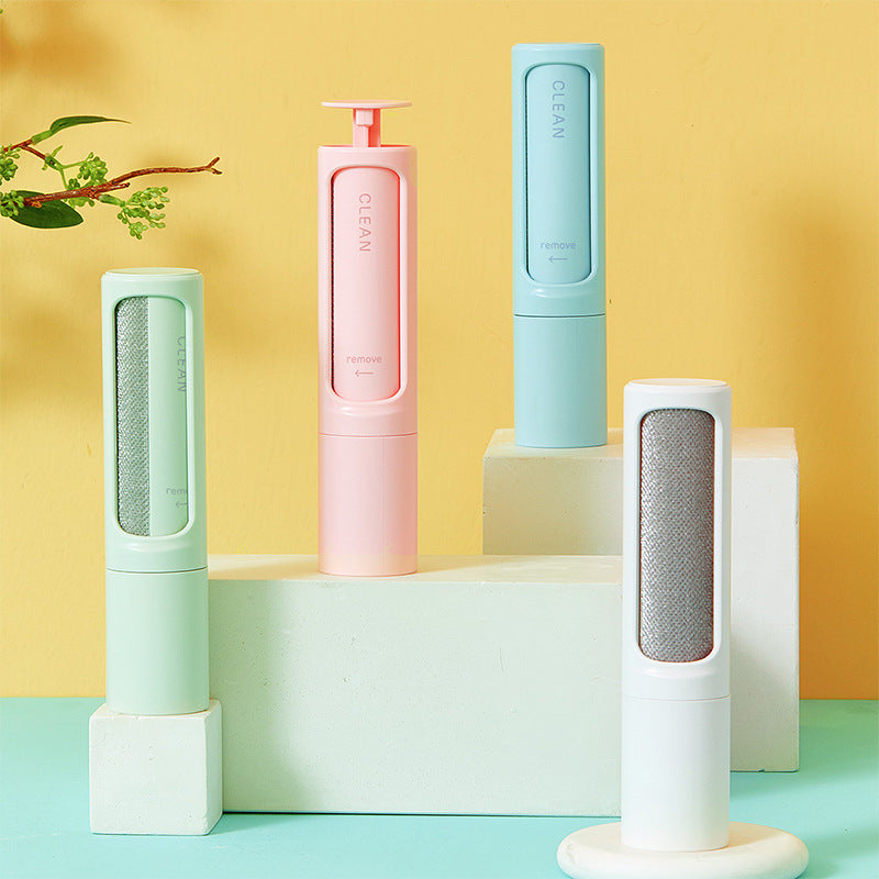 Reusable 2-in-1 pet hair remover brush for sofas and clothes