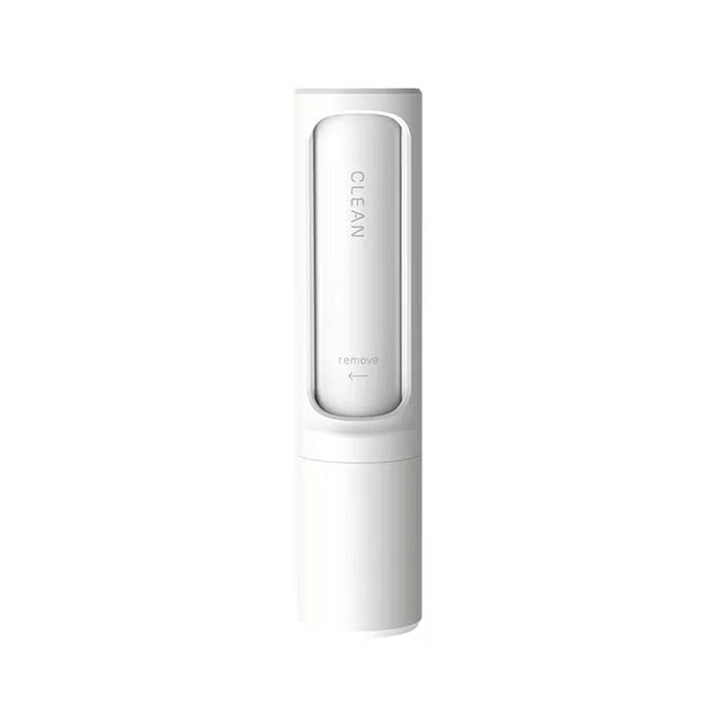 White 2-in-1 pet hair remover brush