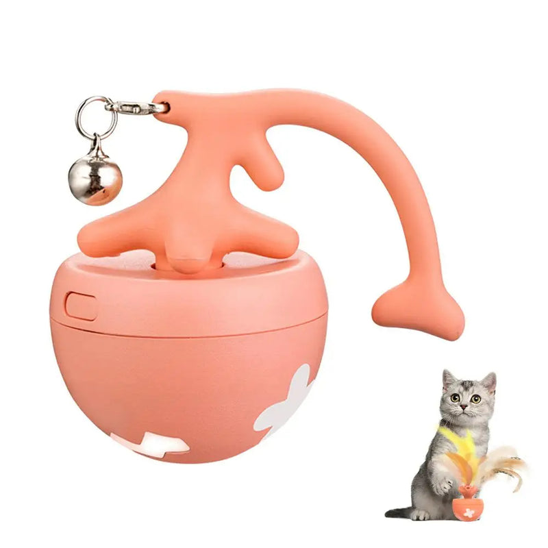 Smart Interactive Cat Ball – Self-Rolling Toy for Indoor Cats with Tail